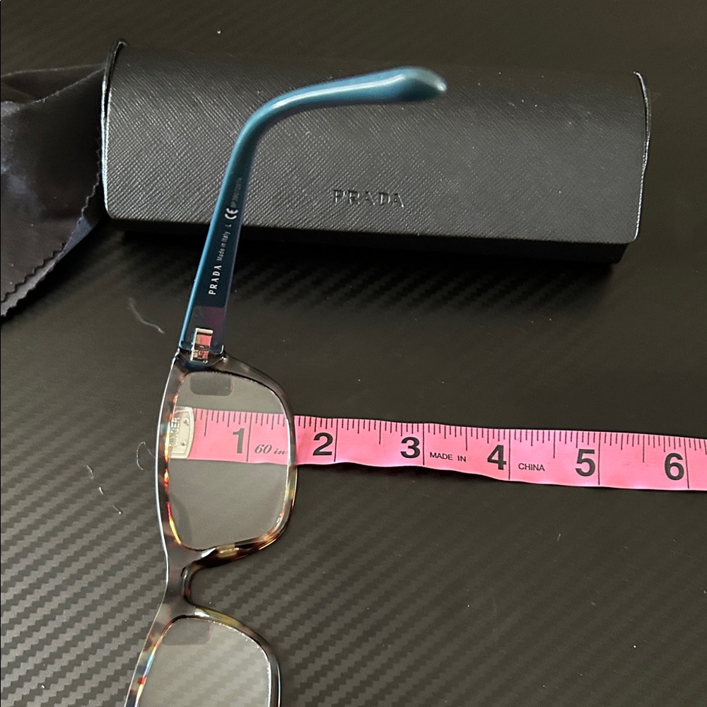 Prada Rx Teal and Tortoise eyeglasses - Picture 10 of 12